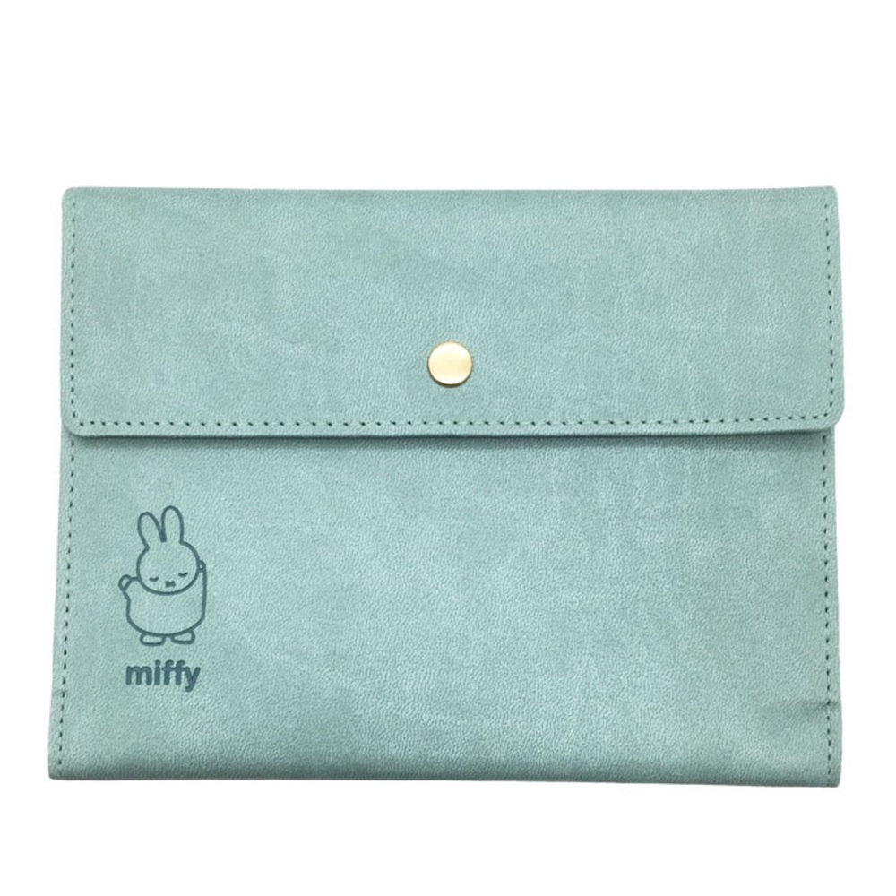 Miffy Faux Leather Multi Card Case Mint Green